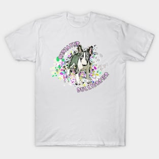 Miniature Bull Terrier Splash T-Shirt